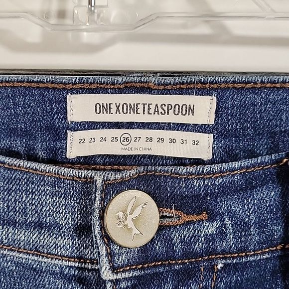 OneTeaspoon Freebirds II Low Waist Stretch Fitted Leg - Picture 3 of 7